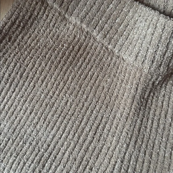 Lovers + Friends Tan Wide Leg Knit Pants - Picture 3 of 4